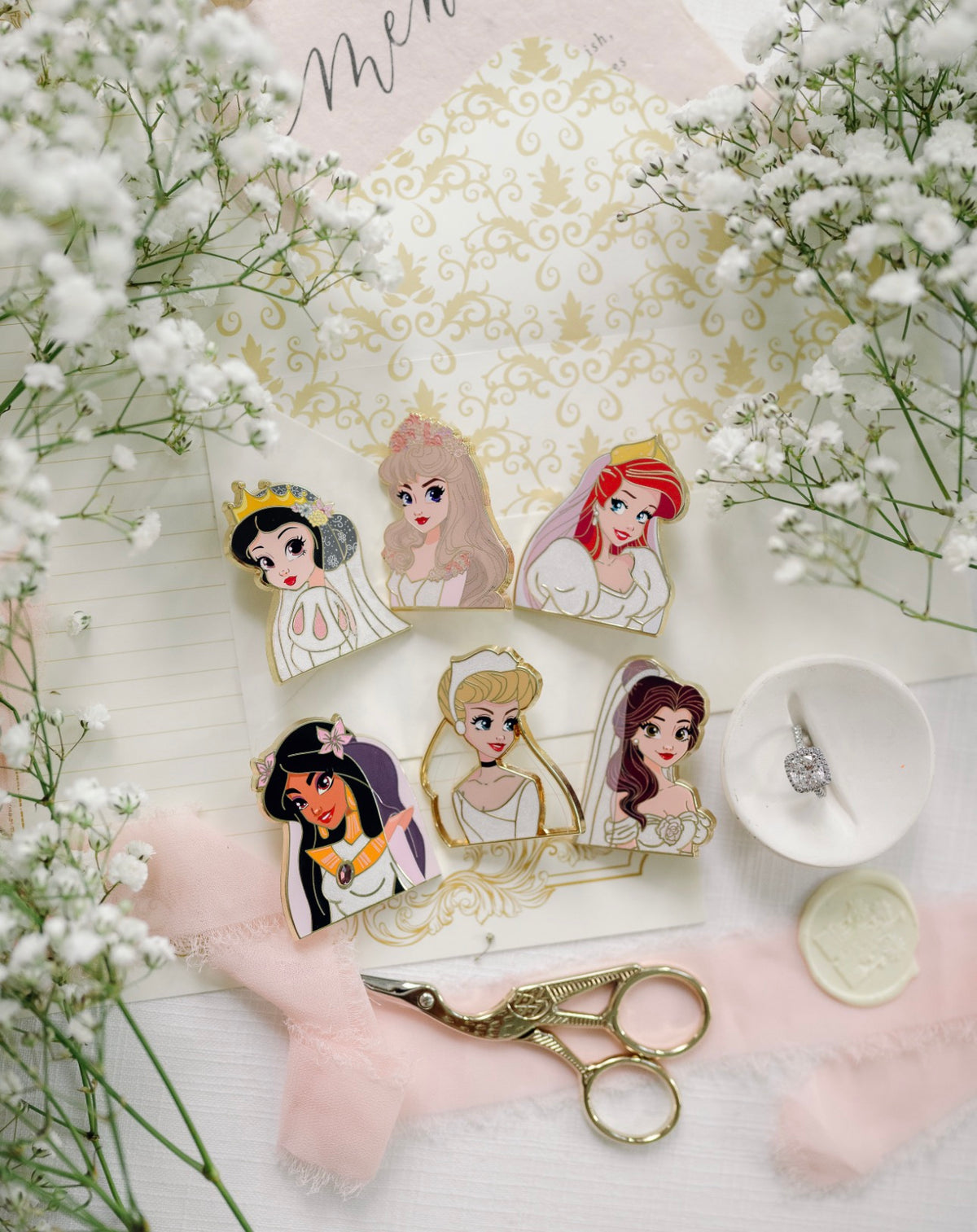 PRINCESS BRIDE 6 PIN SET