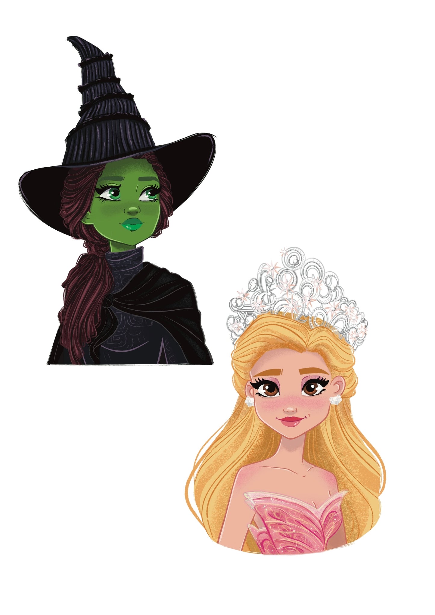 ELPHABA & GLINDA SET "EYES FOR YOU"